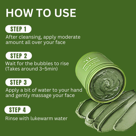 Holy Basil Bubble Bubble Mask